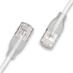 WANTEC Patchkabel UTP CAT6a eGlow d 2.8mm 10.00m...