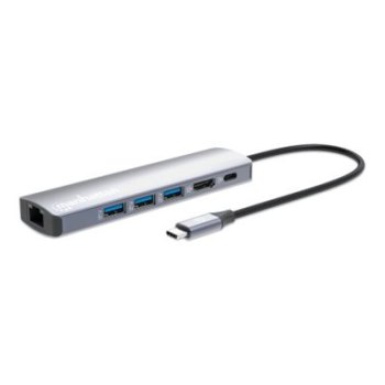 Manhattan Dockingstation - für Laptop - USB-C