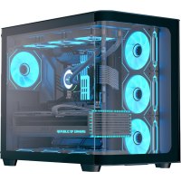 AEROCOOL ADVANCED TECHNOLOGIES Geh Midi P500C-G-BK-v1 senza numero di serie Vetro temperato completo B