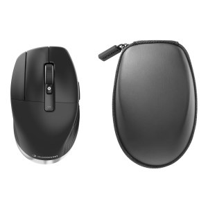 3Dconnexion CadMouse Pro Wireless Left - Mouse - ergonomico - per mancini - 7 pulsanti - senza fili - Bluetooth, 2.4 GHz, USB-C - ricevitore wireless (USB)