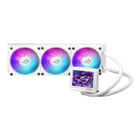 ASUS ROG RYUJIN III - White Edition - Sistema di raffreddamento a liquido per CPU con design waterblock - Dimensioni del dissipatore: 360 mm - (per: AM4, AM5, LGA1851, LGA1700, LGA1200, LGA115x Socket)