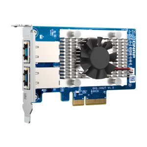 QNAP QXG-10G2T - Adattatore di rete - PCIe 3.0 x4 a basso...