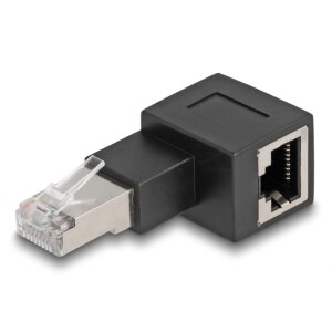 Delock Netzwerkadapter - RJ-45 (M) nach rechts...
