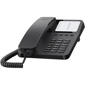 Gigaset Desk 400 - Telefon mit Schnur - Schwarz