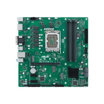 ASUS Pro B760M-CT-CSM - Motherboard - micro ATX - LGA1700 socket - B760 chipset - USB 3.2 Gen 1, USB-C 3.2 Gen 1 - Gigabit LAN - Onboard graphics (CPU required)