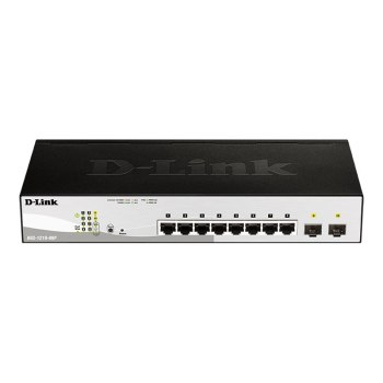 D-Link Web Smart DGS-1210-08P - Switch - managed - 8 x 10/100/1000 (PoE)