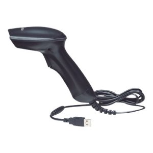 Manhattan Long Range CCD Handheld Barcode Scanner, USB, 500mm Scan Depth, Cable 1.5m, Max Ambient Light 30,000 lux (sunlight)