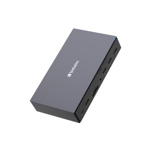 Verbatim Pro - Dockingstation - USB-C - 2 x DP, 3 x HDMI