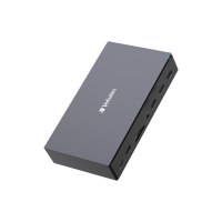 Verbatim Pro - Dockingstation - USB-C - 2 x DP, 3 x HDMI