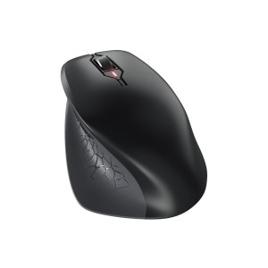 Cherry STREAM MOUSE COMFORT - Maus - ergonomisch - Für Rechtshänder - optisch - 6 Tasten - kabellos - 2.4 GHz - kabelloser Empfänger (USB)