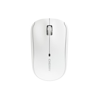 Cherry MW 2200 - Mouse - ergonomico - per destrimani e mancini - ottico - 3 pulsanti - senza fili - 2,4 GHz - ricevitore wireless (USB)