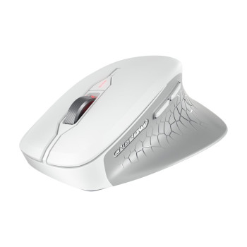 Cherry STREAM MOUSE COMFORT - Mouse - ergonomico - per destrorsi - ottico - 6 pulsanti - senza fili - 2,4 GHz - ricevitore wireless (USB)