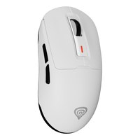 natec Gaming Maus ZIRCON 660 kabellos weiß - Maus - 12.000 dpi