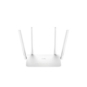 CUDY WR1300 - Wi-Fi 5 (802.11ac) - Dual-band (2.4 GHz/5 GHz) - Built-in Ethernet - White - Tabletop router