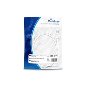 MEDIARANGE MRCS162 - Anschlusskabel - Weiß - 1,5 m