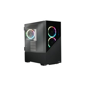 Enermax PC Case K8 RGB Tempered Glass Mid-Tower ATX Black...