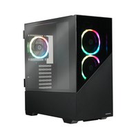 Enermax PC Case K8 RGB Tempered Glass Mid-Tower ATX Black - Tower - ATX