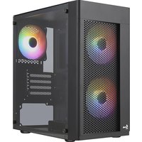 AEROCOOL ADVANCED TECHNOLOGIES Aerocool Hexform - Mini Tower - PC - Schwarz - micro ATX - Mini-ITX - ABS - SPCC - Rücken - Vorderseite