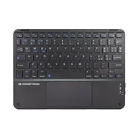 Conceptronic Wireless Tastatur Layout italien. 10" schwarz