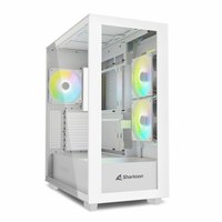 Sharkoon Case Rebel C60 RGB ATX 2xGlass bianco - Midi/Minitower - ATX