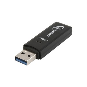 Gembird UHB-CR3-01 - Chiavetta USB (MS) - MicroSDXC - MiniSDHC - SD - SDHC - SDXC - Nero - USB - 17 mm - 60 mm - 8,5 mm