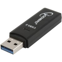 Gembird UHB-CR3-01 - Chiavetta USB (MS) - MicroSDXC - MiniSDHC - SD - SDHC - SDXC - Nero - USB - 17 mm - 60 mm - 8,5 mm