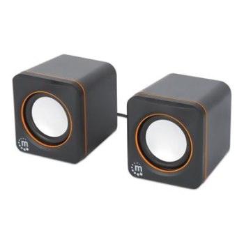 IC Intracom Manhattan 2600 Series Speaker System - Lautsprecher - für PC - 6 Watt (Gesamt)