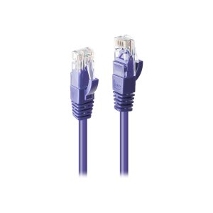 Lindy 0.3m Cat.6 U/UTP Network Cable, Purple