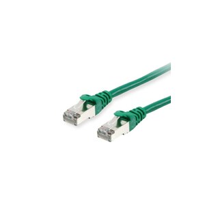 Equip Cat.6A S/FTP Patch Cable, Green, 1.5m