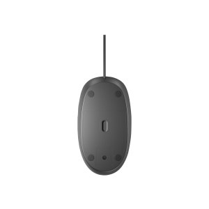 HP 125 - Mouse - Wired - USB - Black