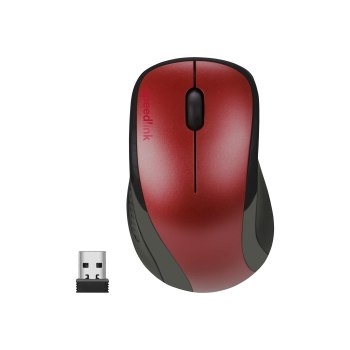 SPEEDLINK KAPPA Mouse - Maus - Für Rechtshänder - optisch - 3 Tasten - kabellos - 2.4 GHz - kabelloser Empfänger (USB)