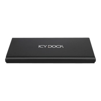 Icy Dock ICYNano MB861U31-1M2B - Speichergehäuse - M.2 - 1 Sender/Kanal - M.2 NVMe Card - USB 3.2 (Gen 2)