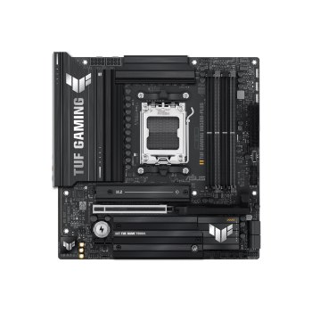 ASUS TUF GAMING B850M-PLUS - Scheda madre - micro ATX - Socket AM5 - Chipset AMD B850 - USB-C 3.2 Gen 2x2, USB-C 3.2 Gen2, USB 3.2 Gen 2, USB 3.2 Gen 1 - 2.5 Gigabit LAN - Grafica integrata (CPU richiesta)