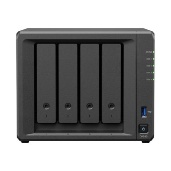 Synology DP340 - Server - DT - 1-Weg - 1 x Ryzen Embedded R1600 / 2.6 GHz - RAM 16 GB - SATA - Hot-Swap 8.9 cm (3.5")