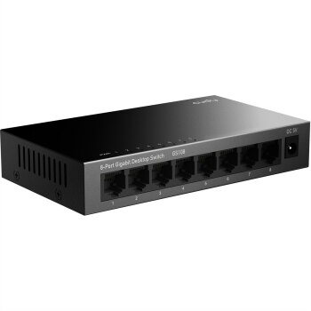 Cudy GS108 network switch Unmanaged Gigabit Ethernet (10/100/1000) Black