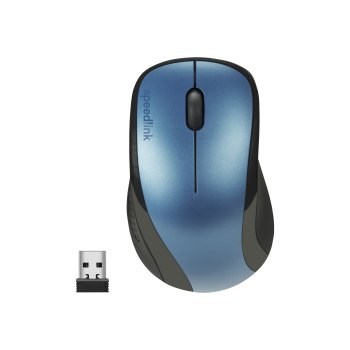 SPEEDLINK KAPPA Mouse - Maus - Für Rechtshänder - optisch - 3 Tasten - kabellos - 2.4 GHz - kabelloser Empfänger (USB)