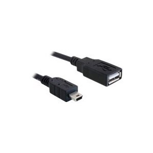 Delock USB-Kabel - USB (W) zu Mini-USB, Typ B (M)