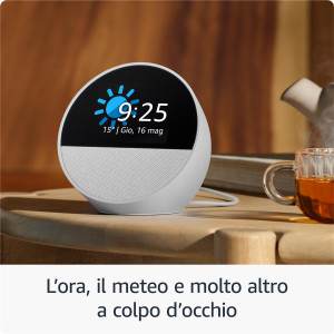 Amazon Echo Spot - display intelligente - LCD 2,8" -...