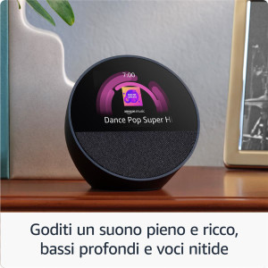 Amazon Echo Spot - display intelligente - LCD 2,8" - senza fili