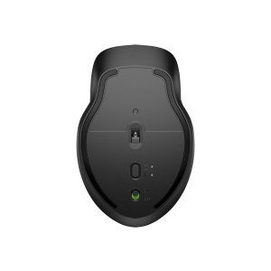 HP 430 - Maus - für mehrere Geräte - ergonomisch - rechts- und linkshändig - 5 Tasten - kabellos - Bluetooth 5.0, 2.4 GHz - kabelloser Empfänger (USB)