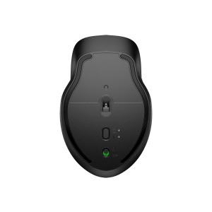 HP 430 - Mouse - for multiple devices - ergonomic - ambidextrous - 5 buttons - wireless - Bluetooth 5.0, 2.4 GHz - wireless receiver (USB)