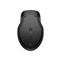 HP 430 - Maus - für mehrere Geräte - ergonomisch - rechts- und linkshändig - 5 Tasten - kabellos - Bluetooth 5.0, 2.4 GHz - kabelloser Empfänger (USB)