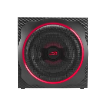 SPEEDLINK GRAVITY CARBON RGB - speaker system - for PC - 2.1 channel - wireless - Bluetooth - 60 watts (total)