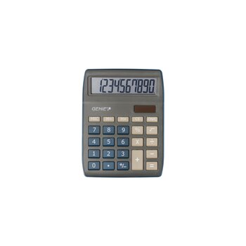 Genie 840 DB - Desktop - Display-Rechner - 10 Ziffern - Display klappbar - Wechselstrom/Batterie - Blau - Grau