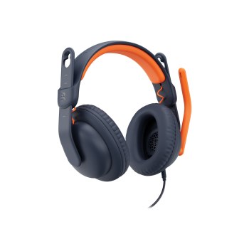 Logitech Zone Learn Cuffie con microfono over-ear con cavo per studenti, AUX da 3,5 mm