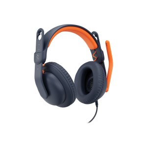 Logitech Zone Learn Cuffie con microfono over-ear con cavo per studenti, AUX da 3,5 mm