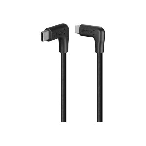 Lindy 0.5m USB 3.2 Right-Angled USB-C to Right-Angled...