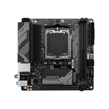 Gigabyte A620I AX - 1.0 - Motherboard - Mini-ITX - Socket AM5 - AMD A620 chipset - USB 3.2 Gen 1, USB-C 3.2 Gen 1, USB 3.2 Gen 2 - 2.5 Gigabit LAN, Wi-Fi 6E, Bluetooth - Onboard graphics (CPU required)