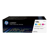 HP 128A - 3er-Pack - Gelb, Cyan, Magenta - Original - LaserJet - Tonerpatrone (CF371AM)