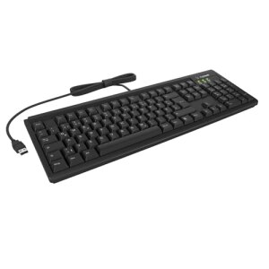 KeySonic KSK-8008U-IP tastiera Casa/ufficio USB Nero
